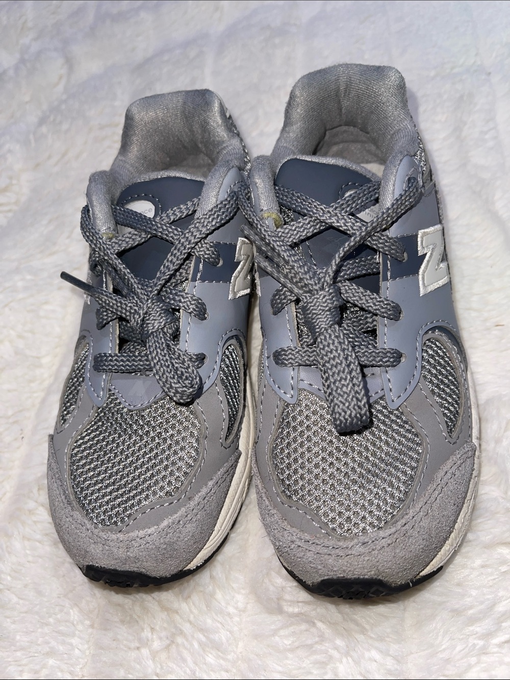 New Balance 2002 R Kids' Gray Athletic Shoes